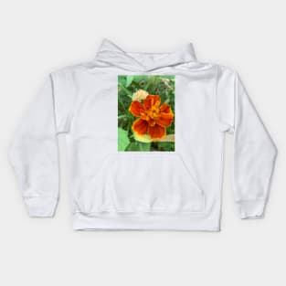 Rusty Orange Marigold Kids Hoodie